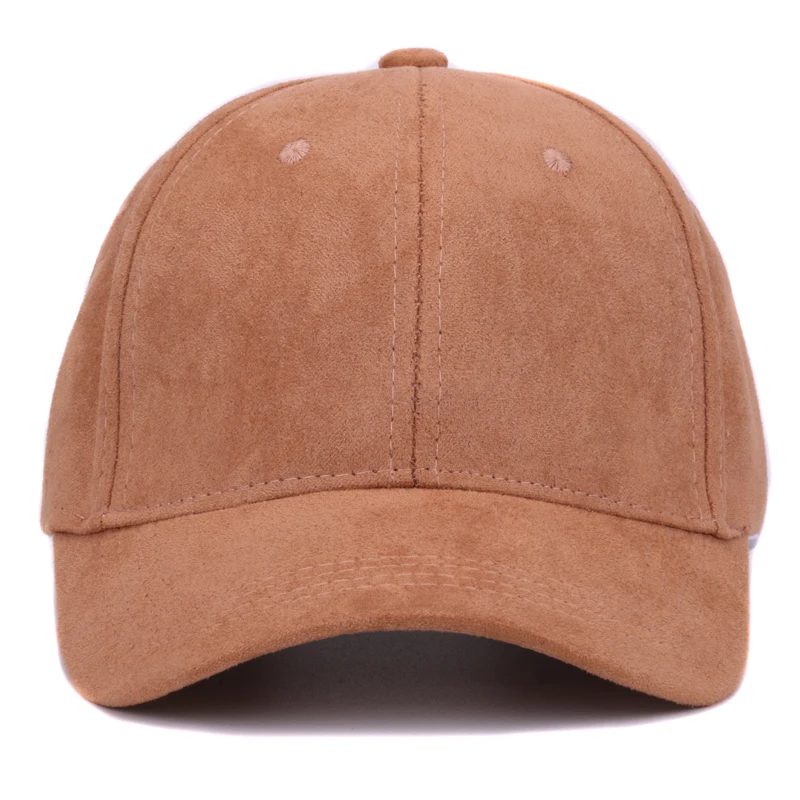 Plain Suede baseball caps with no embroidered casual dad hat strap back outdoor blank sport cap and hat for men and women