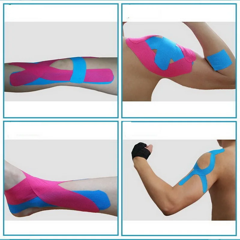 Cotton Camouflage Kinesiology Tape Waterproof Sport Self Adhesive Tape Elastic Bandage For Wrist Ankle Knee Elbow kinesiologico