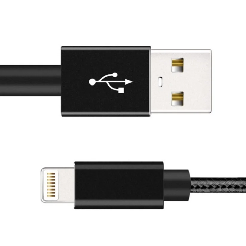 Mới Đầy Màu Sắc Nylon Dòng Kim Loại Cắm cáp usb 8pin cho iPhone 6 6 s Cộng Với 5 s iPadmini 1.5 m