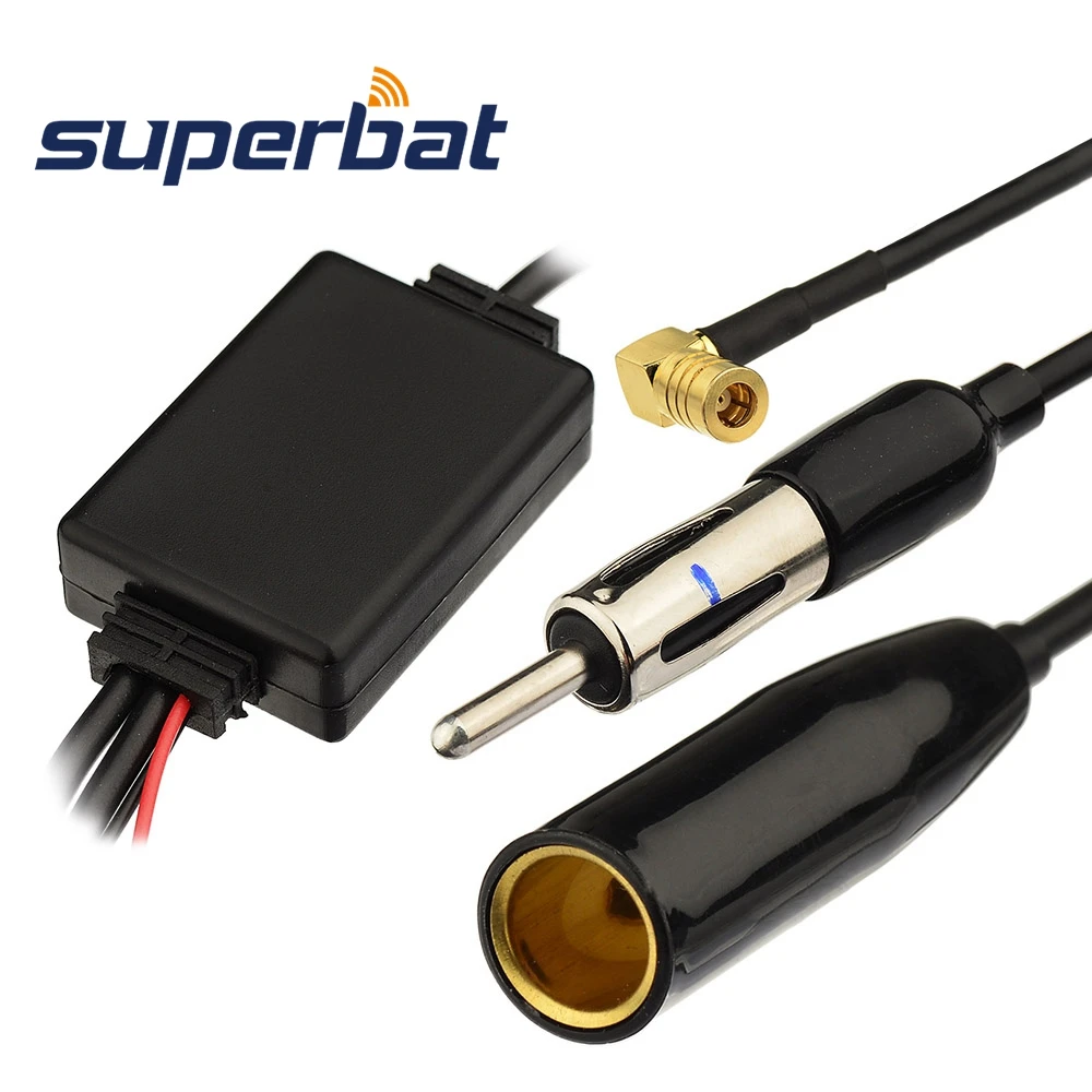 Superbat FM/AM hogy DAB/DAB+ autó Rádióadó Légiforgalmi antenne átalakító Szemafor splitter+amplifier számára JVC kenwood sony Beleszalad