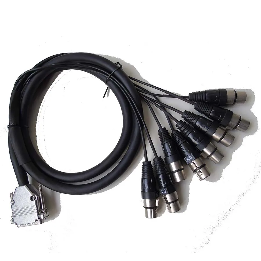 

2' DB-25 Male to XLR female 8 CH Audio Snake cable Apogee Pro-CABLE Switchcraft