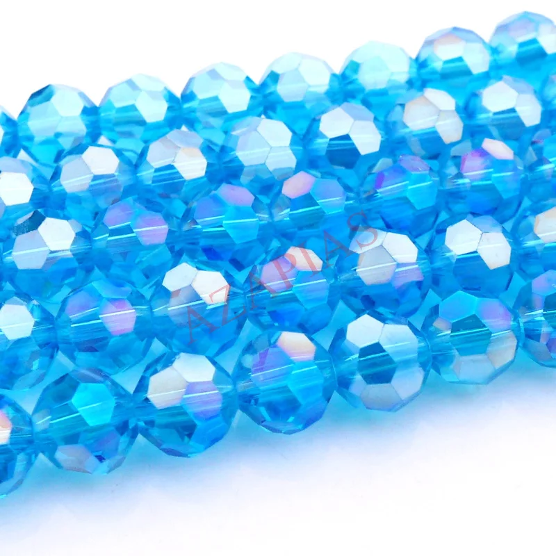 wholesale 6/8/10/12mm Crystal 5000 Round faced Beads Top Quality Free shipping basic colors AB-2