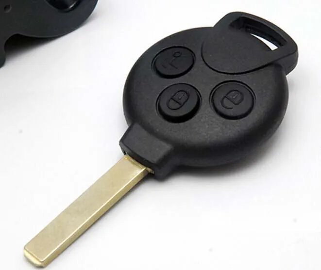 

Uncut Blank Replace Key Case For Benz Smart Fortwo 3 Buttons Remote Key Shells