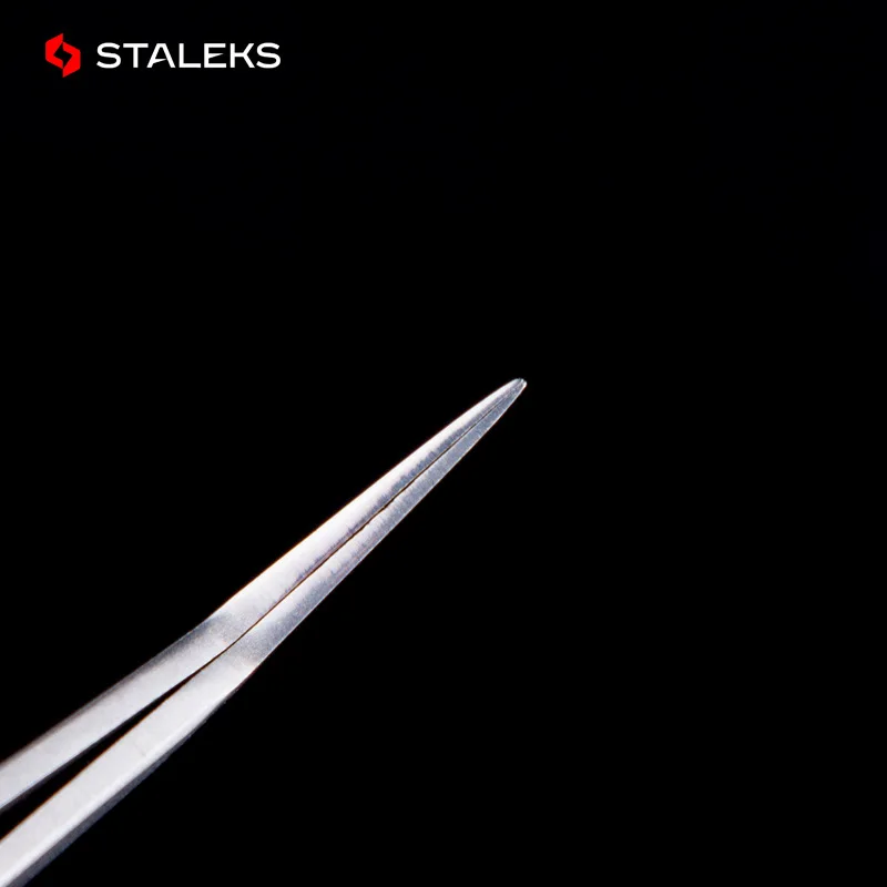 High quality beauty eyelash tweezers  high precision anti-static tweezers best eyelashes tool TE-40/9