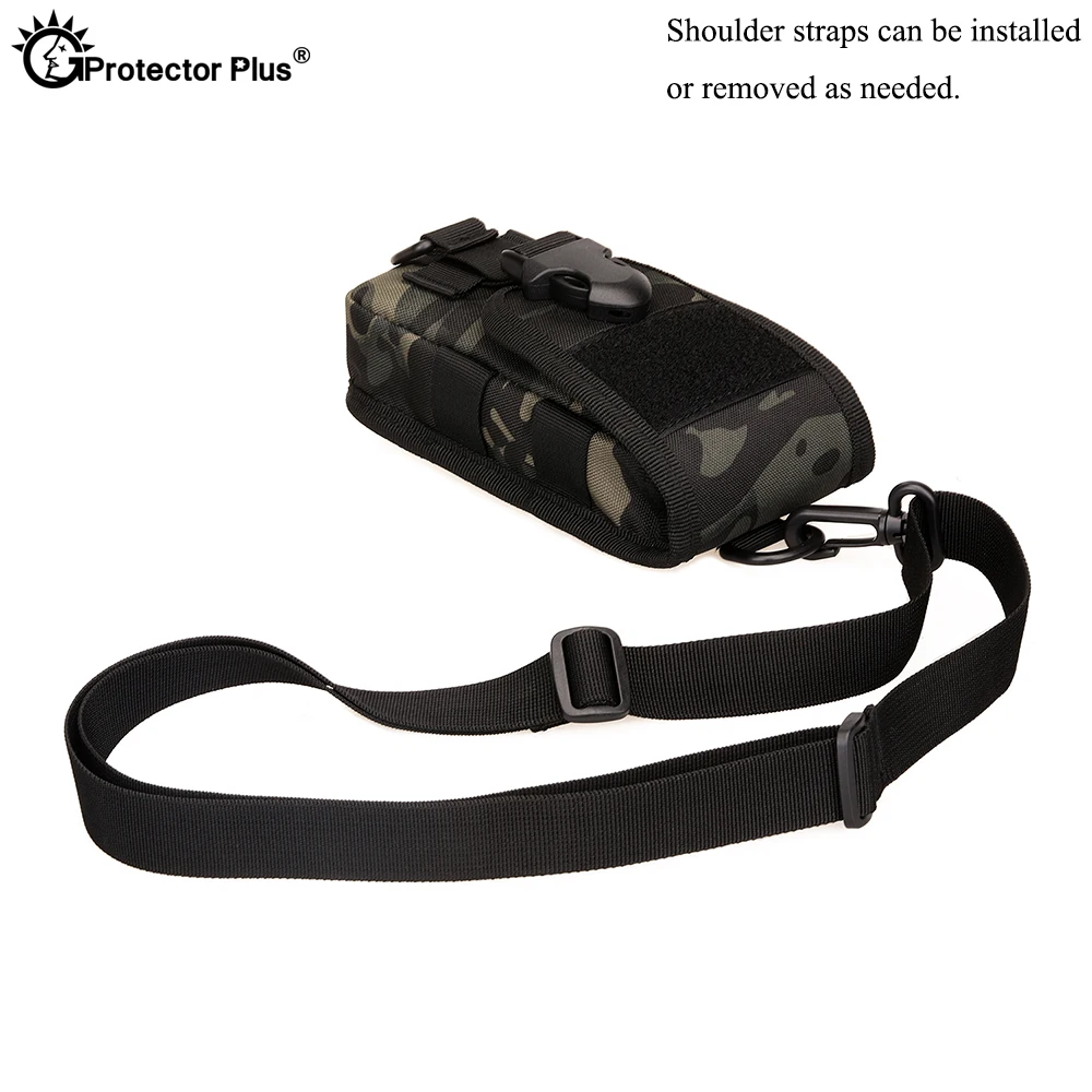 PROTECTOR PLUS  Tactical Tool Sub-package Wear Belt Waist Bag 5.8-Inch Full-Cover Mobile Phone Case Outdoor Small  Crossbody Bag