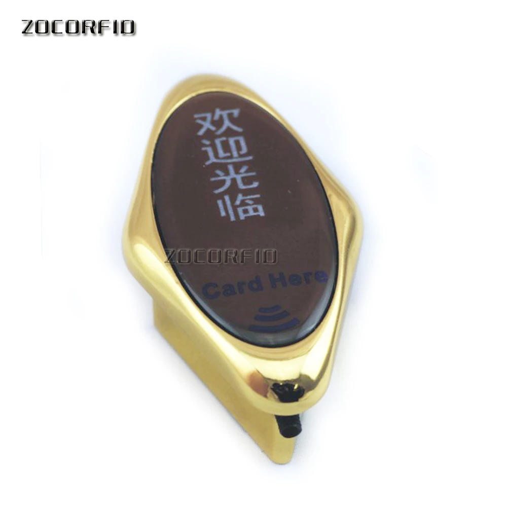 SL-04 gold titanium alloy 125KHZ RFID  ID card wardrobe locks, electronic cabinet locks +RFID wristband