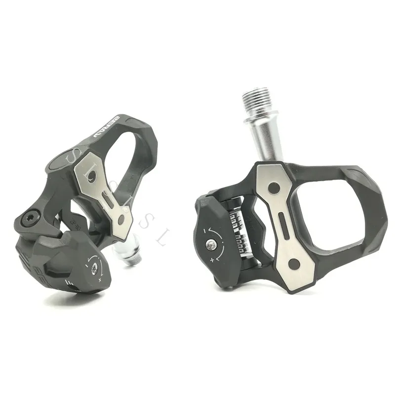 Ultralight Road Bicycle Pedals PA+ Carbon Fiber Self Locking Pedal With Cleat Set Compatible KEO Pedal