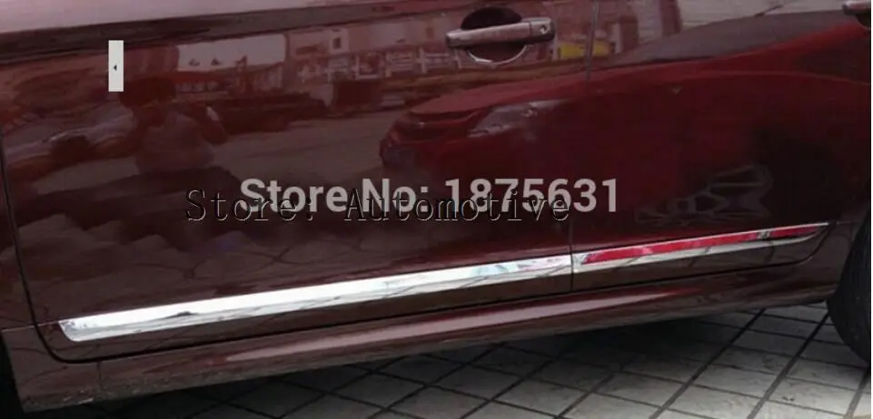 Chrome Side Door Body Molding Cover Trim For 2013 2014  2015 2016  for Volvo XC60 4PCS