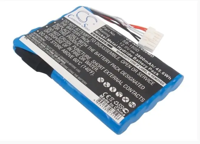 cameron sino 3800mah battery for NIHON KOHDEN ECG-1400 ECG-1450 ECG-1500 ECG-1500K ECG-1510 ECG-1530 ECG-1550 ECG-1550K