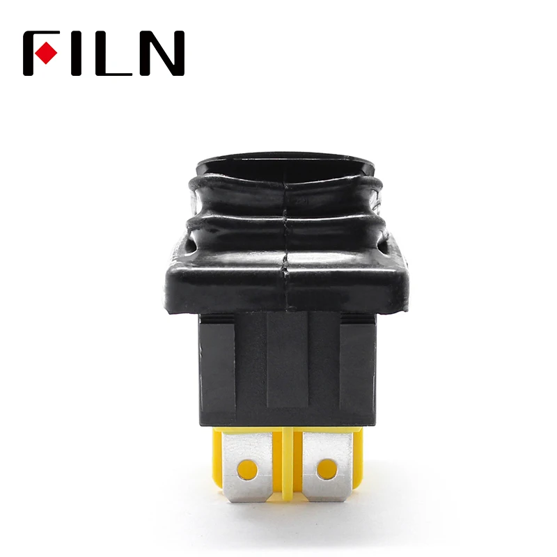 on off 30A/250V heavy duty 4 pin DPST IP67 Sealed Waterproof t85 Auto Boat Marine Rocker Switch Black no LED