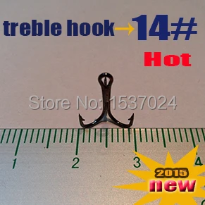 

2023 new small hook 14# Treble Fishing Hooks 5000pcs High quality factory direct production