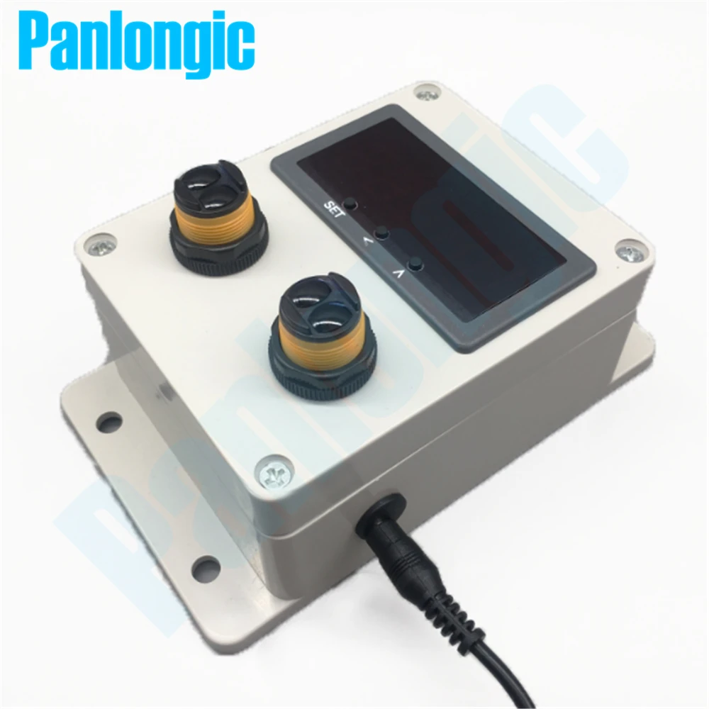 Panlongic Guest Traffic Counter 5 Digital Display Proximity Sensor Switch for Supermarket Store Passenger Count