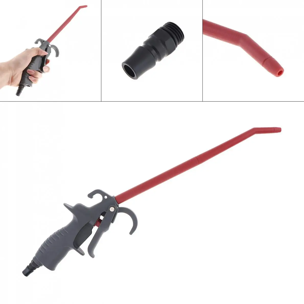 Longue durée de vie TL-AD-12A Pistolet à poussière de soufflage pneumatique de buse en acier en plastique de type luxe