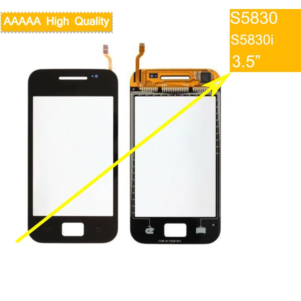 For Samsung Galaxy Ace S5830 S5830i GT-S5830 Touch Screen Panel Sensor Digitizer Front Glass Outer Lens Touchscreen