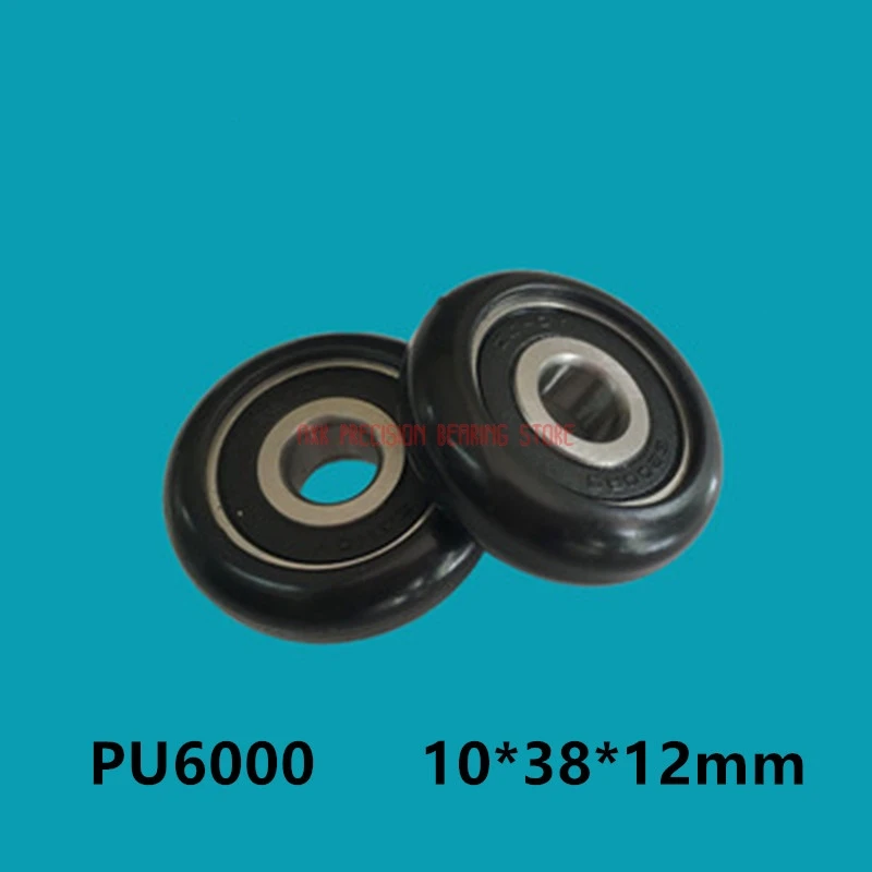 

10x38x12mm 6000ZZ 6000 Wall Cupboard Bearing Pulley 10*38*12mm Bearing Package Plastic Nylon Mute Wheel