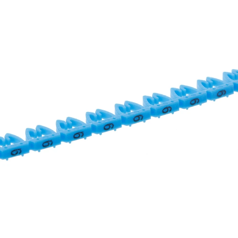 100 шт./компл. цветной цифровой кабель, метка для сетевого кабеля RJ45 RJ11 RJ12