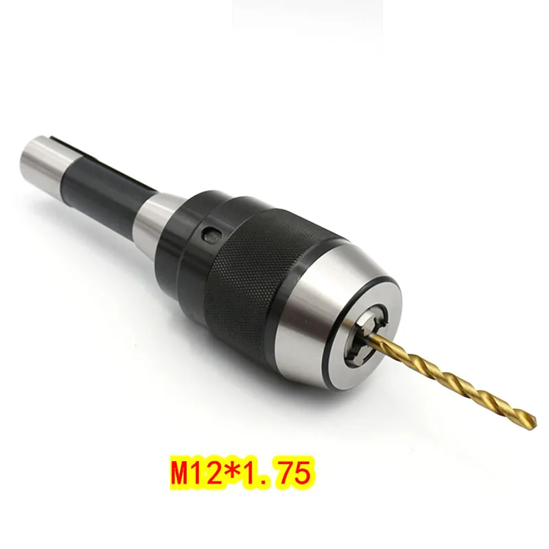 

high-precision one-piece CNC drill chuck handle the (1-16MM) APU16 R8 APU13 metric heavy self-tightening drill chuck 1-13 mm