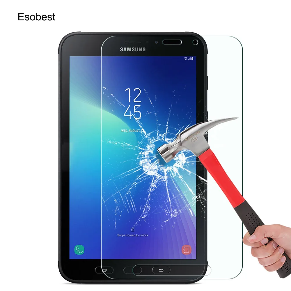 Esobest 50pcs Tempered Glass film for Samsung Galaxy Tab Active 2 T395 screen protector 9H anti-explosion glass cover