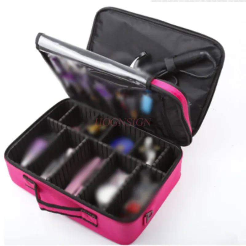 แต่งหน้า Pack เครื่องสําอางค์ Professional Storage ขนาดใหญ่กล่องพาร์ทิชันแบบพกพา 3 ชั้น Beauty Tattoo Kit กระเป๋าเครื่องสําอาง Make Up ขาย