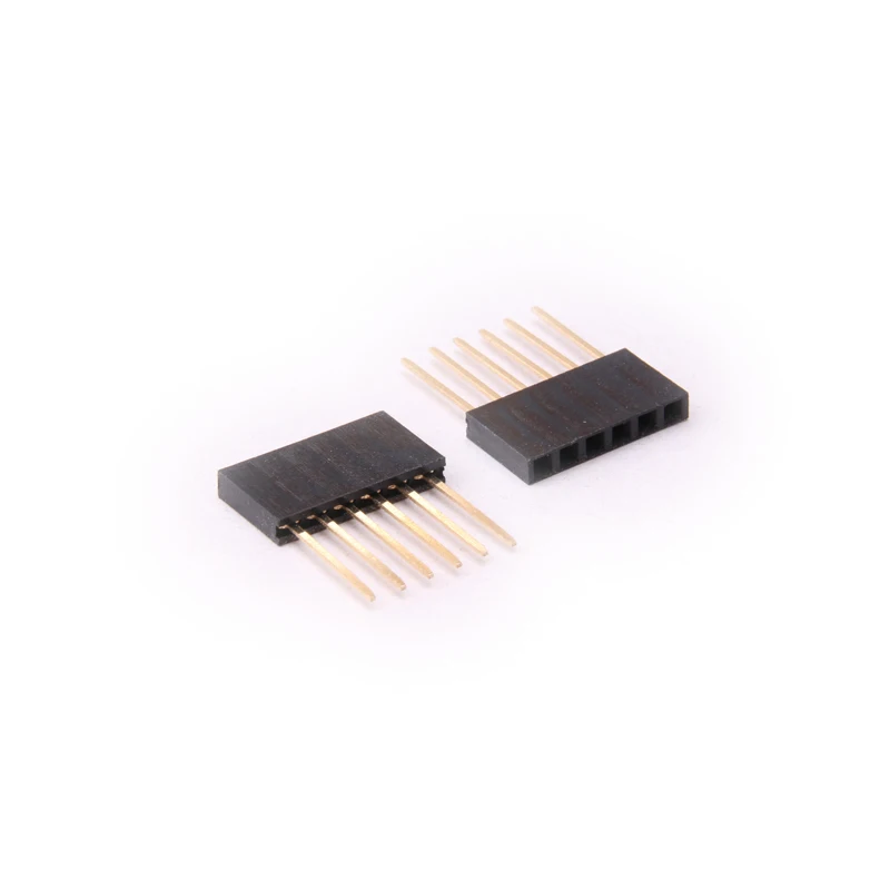 Glyduino 10 PCS PC104 6 Pins Dedicated row of mothers Row seat spacing 2.54MM for Arduino