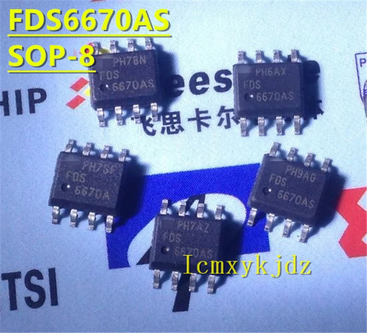 10Pcs/Lot ,  FDS6670AS FDS6670 FDS6670A SOP-8  ,New Oiginal Product New original free shipping  fast delivery