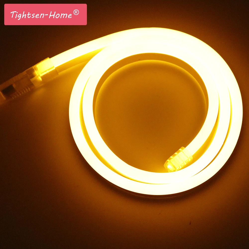 

12V Led Neon Light strip Waterproof flex LED rope strip 5050 2835 120LEDs/m Yellow/White/warm white/blue/green/purple Lamp Clip