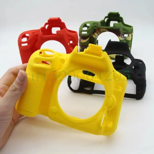 ซิลิโคนยางซิลิโคนป้องกันกล้องกรณีผิวสำหรับ Nikon D750กระเป๋ากล้องสีดำ/ลวงตา/สีแดง/สีเหลือง