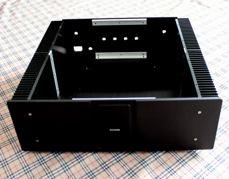 Imagem -05 - Alumínio Gabinete Preamp Chassis Amplificador de Potência Case Caixa Tamanho 410*440*150 mm Wa30