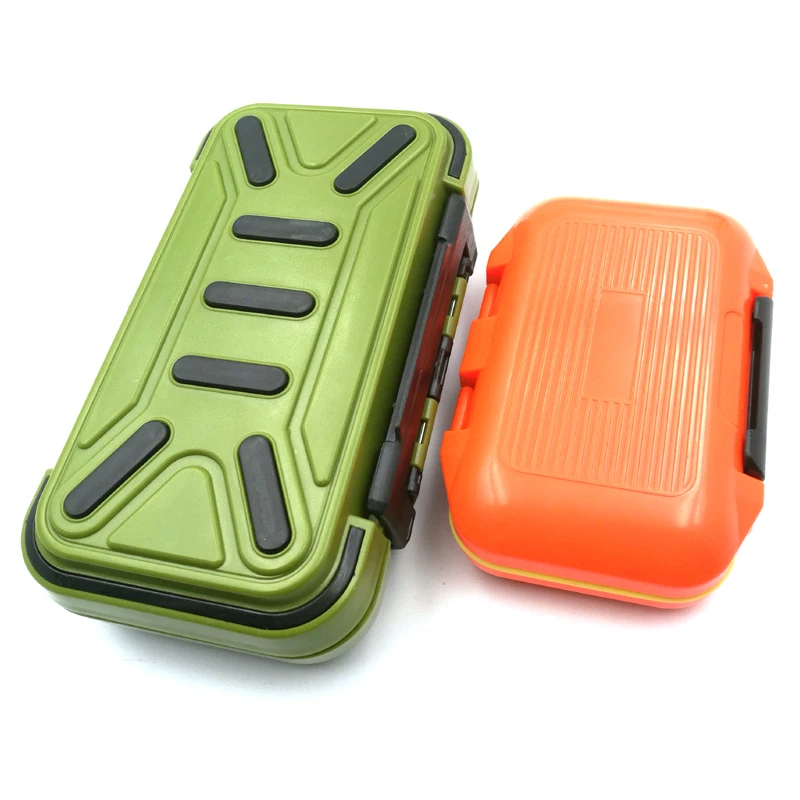 1PCS/BAG Double Layer Hard Plastic Carp Fishing Box For Baits or Sinkers Lure Fishing Tackle Box Fly / Bass Fishing Accessories