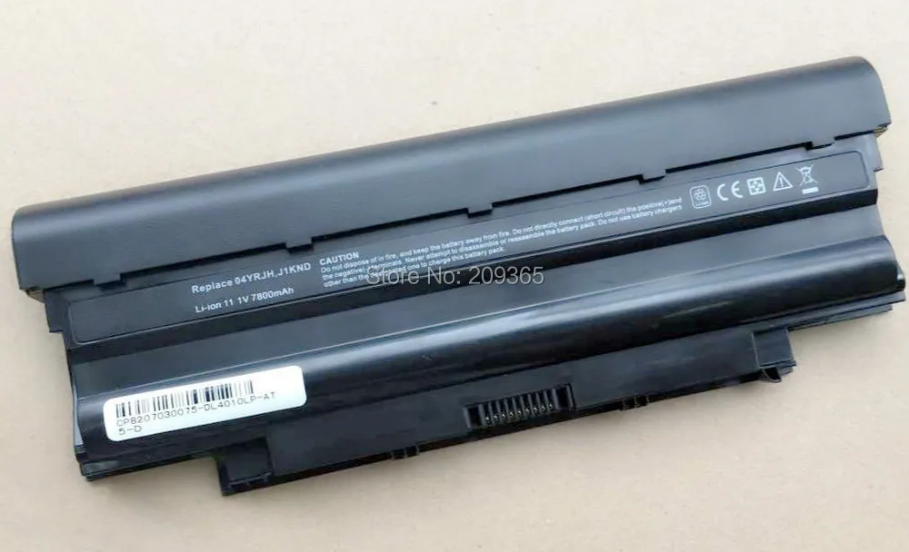 9Cell 6600mAh J1KND Laptop Battery for DELL Inspiron N4010 N3010 N3110 N4050 N4110 N5010 N5010D N5110 N7010 N7110