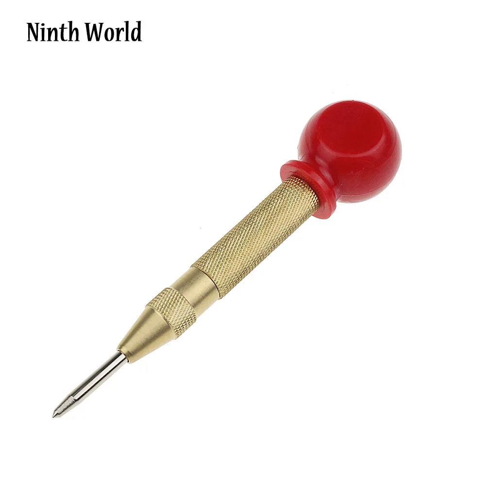 Negende Wereld 1 Stuks 5 inch HSS Automatische Center Punch Veerbelaste Markering Startgaten Met Een Beschermhoes