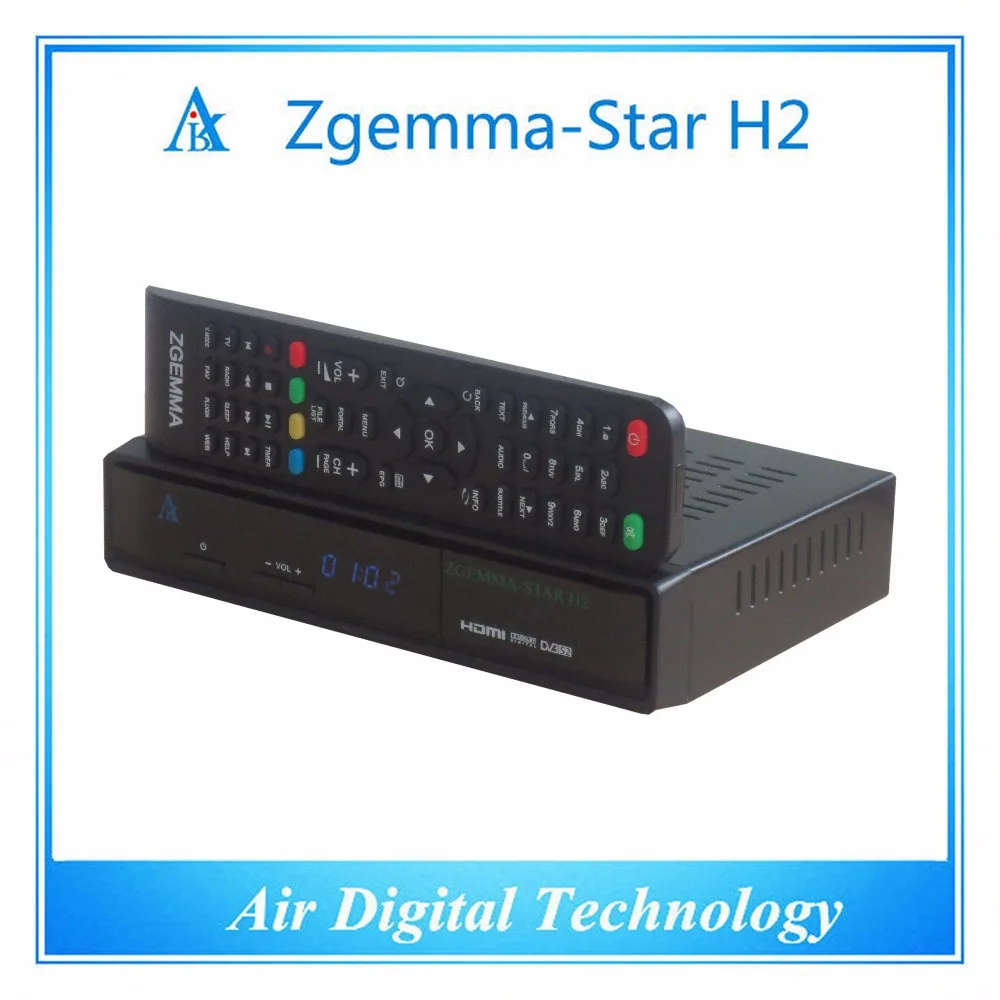 ZGEMMA STAR H2 full HD DVB S2 + T2/C  satellite receiver