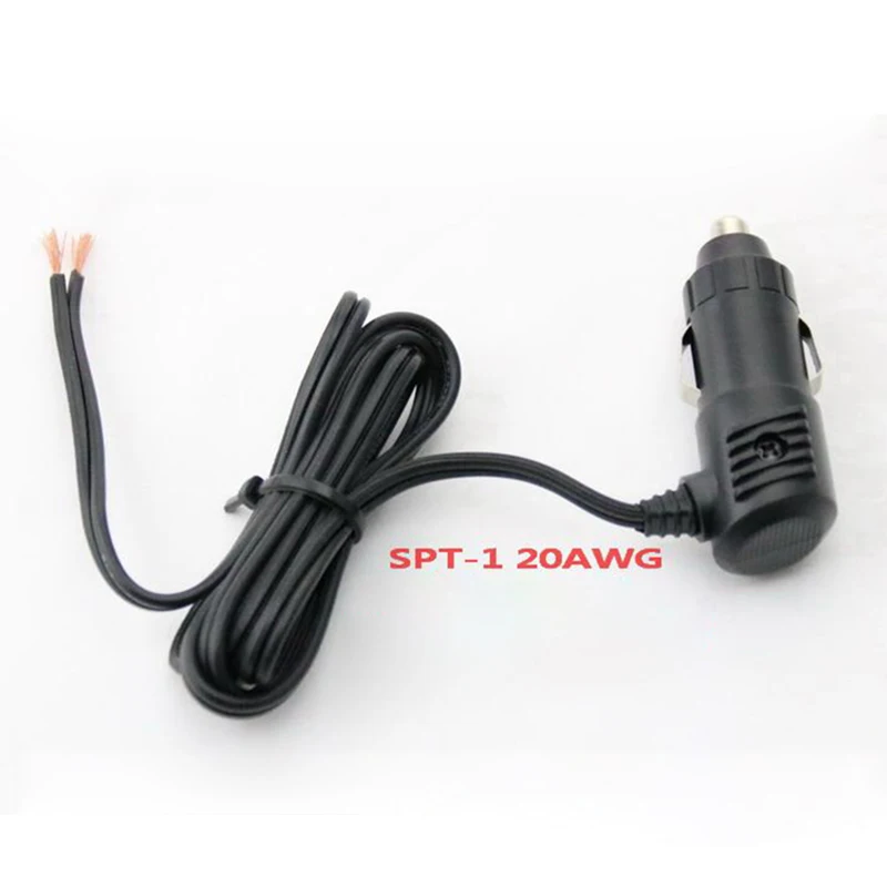 Update Car Truck Cigarette Lighter Power Supply Adapater Socket Connector Plug With Copper Cable 5A 12V