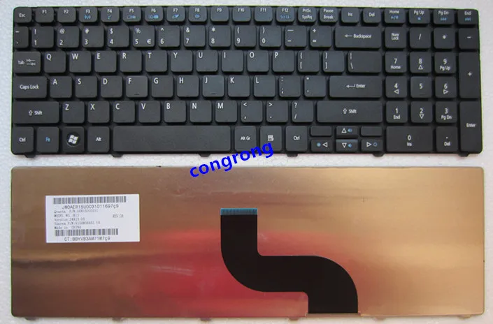 Laptop US Keyboard for Acer Aspire 5552 5552G 5553 5553G 5560 5560G 5625 5625G 5733 5733Z 5736 5736G 5736Z 5738 5738G