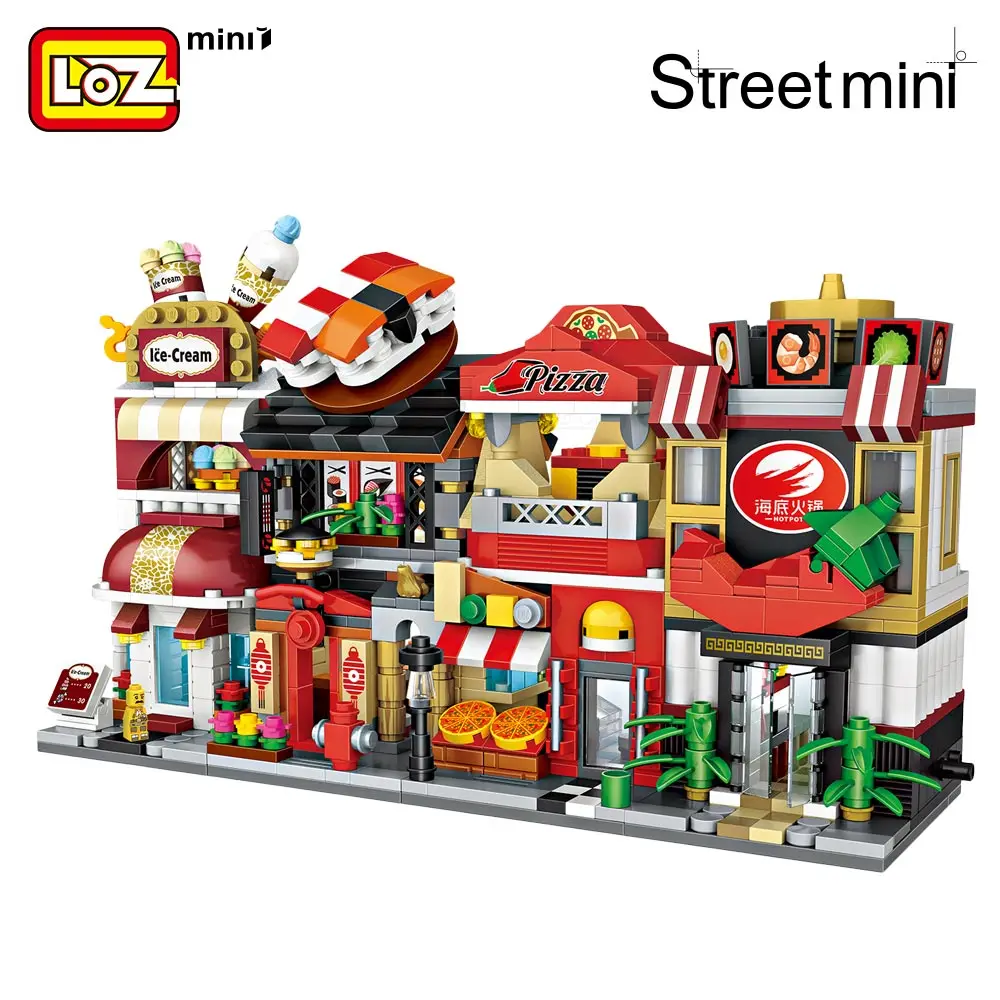 LOZ Mini Blocks Building Blocks Architecture DIY Bricks City Series Mini Street Model Store Shop Assembly Toy Kid Educational