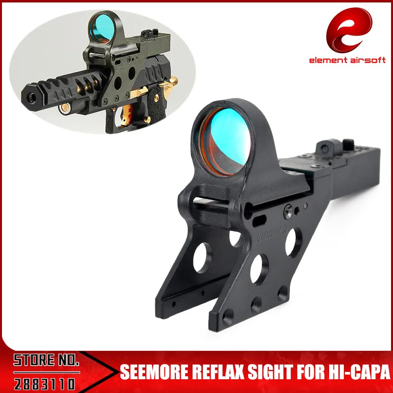 

Element Tactical Airsoft SeeMore Reflax Red Dot Sight For HI-CAPA Black EX183