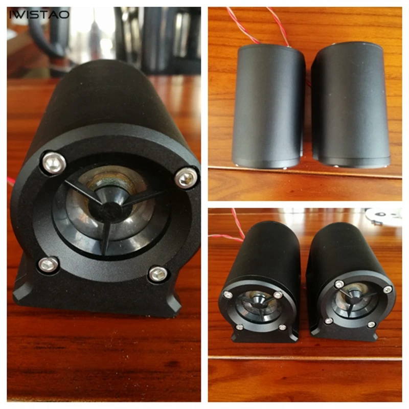 SuffISTAO-Boîtier en aluminium plaqué externe, compensation morte élevée pour haut-parleur complet, 1 ", Twecirculation, 1 paire