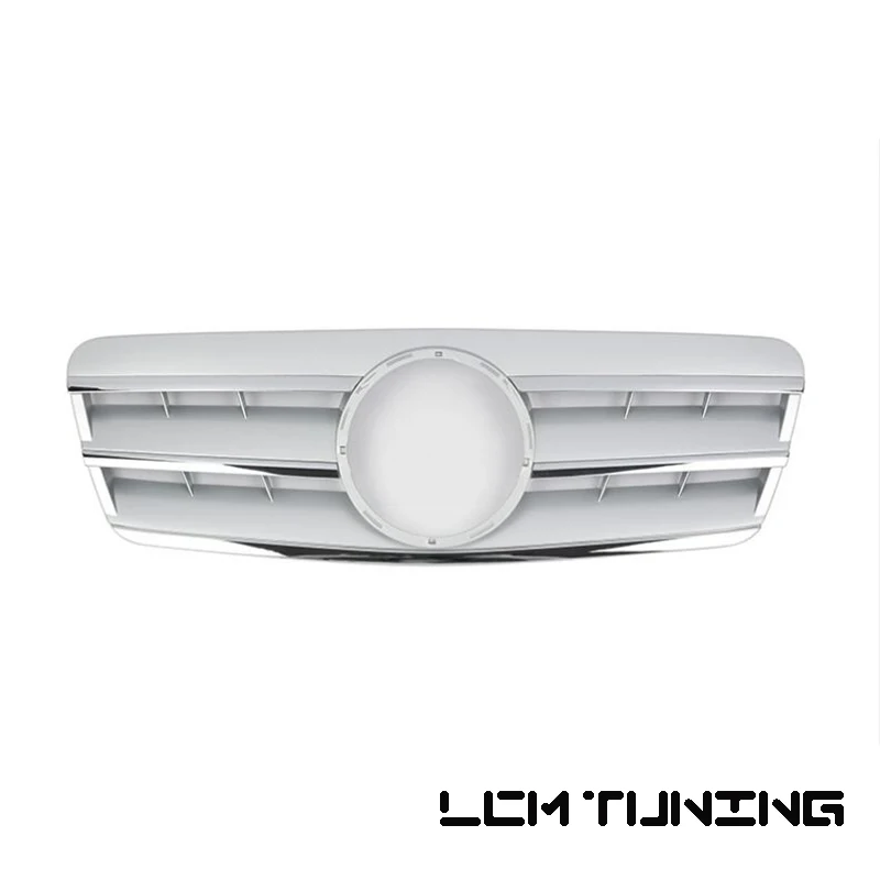 ABS Plastic Front Bumper Racing Grille Overlay For Mercedes Benz CLK Class W208 Grill 1996-2003
