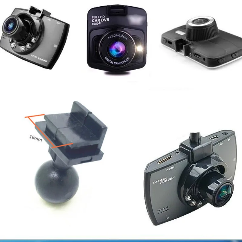 Car DVR Holders Auto Navigation GPS Tachograph Sucker Mount Car DVR Holder for Video Recorder Cam GT300 G30 Car Accessories