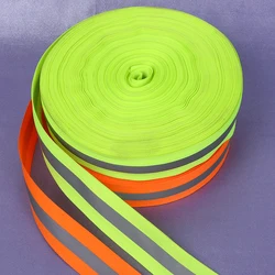 100 Meters Reflective Strips Cloth Reflective Fabric Sewing Tape ,5cm *1.5cm width Reflection Warning ribbon Material