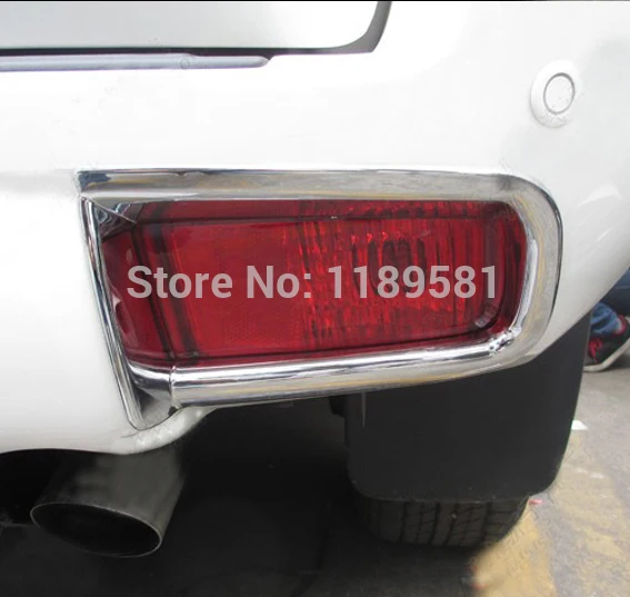 

For Toyota Prado FJ150 2014 2015 2016 ABS Chrome Rear Fog Light Lamp Cover Trim Car Accessories Stickers