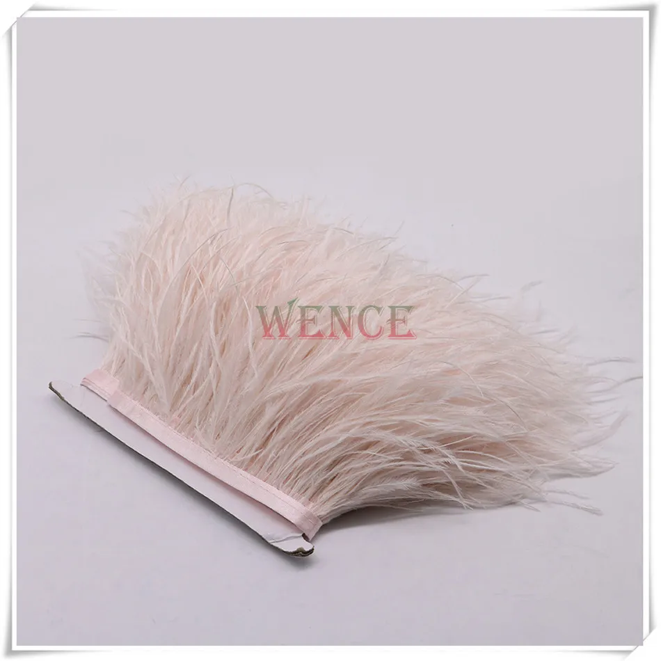 10yards high quality real ostrich feather trims height 10-15CM feathers for Crafts skirt/dress/costume accessories decoration