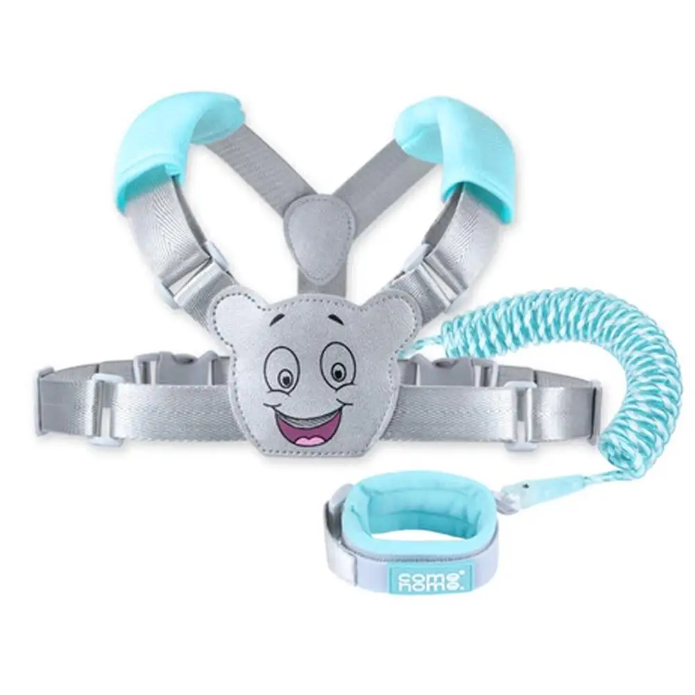 Cinturón de seguridad antipérdida para niños, pulsera de doble propósito con cuerda de tracción, protección de seguridad para bebés, 2,5 M