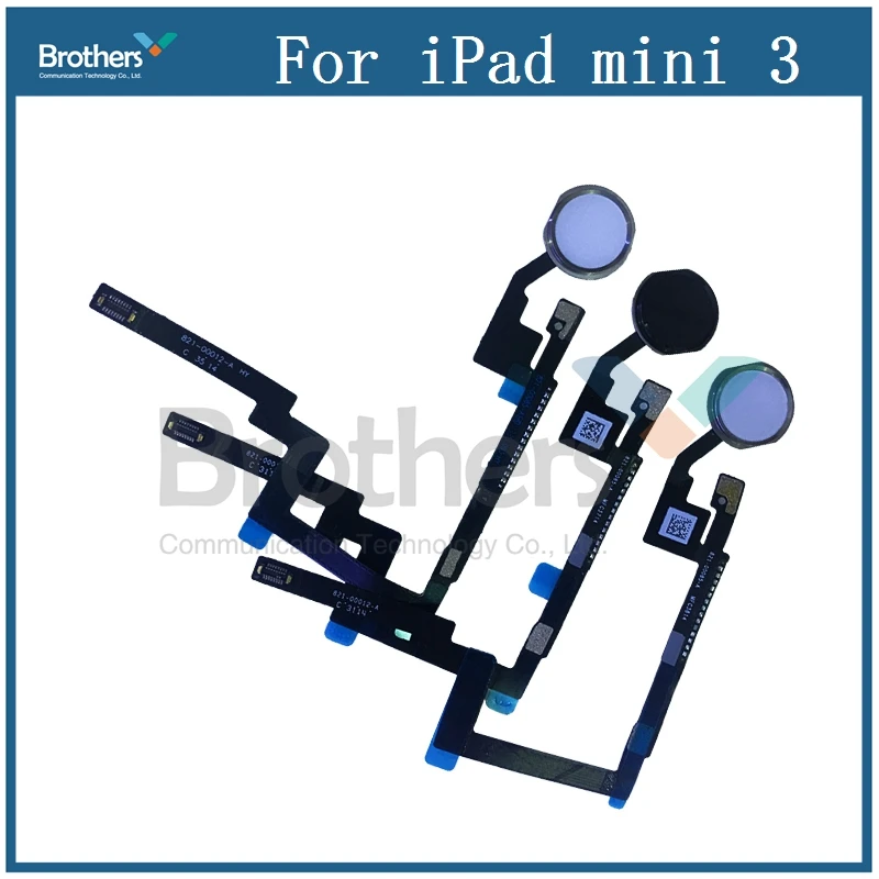 

Tablet Flex Cables For iPad mini 3 A1599 A1600 Home Button Key Flex Cable Assembly Replacement Black Gold White