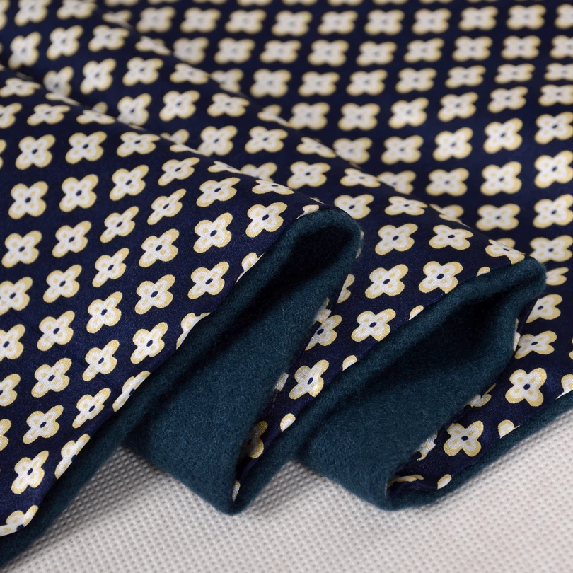 [BYSIFA] Winter Men Warm Scarves Thicken Fashion Luxury 100% Silk Male Business Long Scarf Cravat Navy Blue Neck Scarf 165*24cm