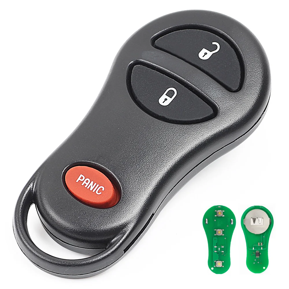 KEYECU Remote Car Key Fob 3 / 3+1 /4 Button for Chrysler Concorde Neon, for Dodge Interpid Neon Plymouth Neon FCC ID: GQ43VT9T