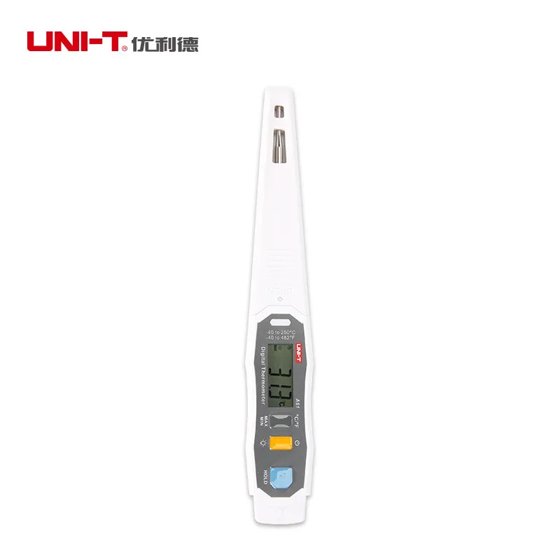 Термометр с зондом UNI-T A61 (IP65); Измеритель температуры жидкости/полутвердых/молока/кухни, выпечки/подключаемый