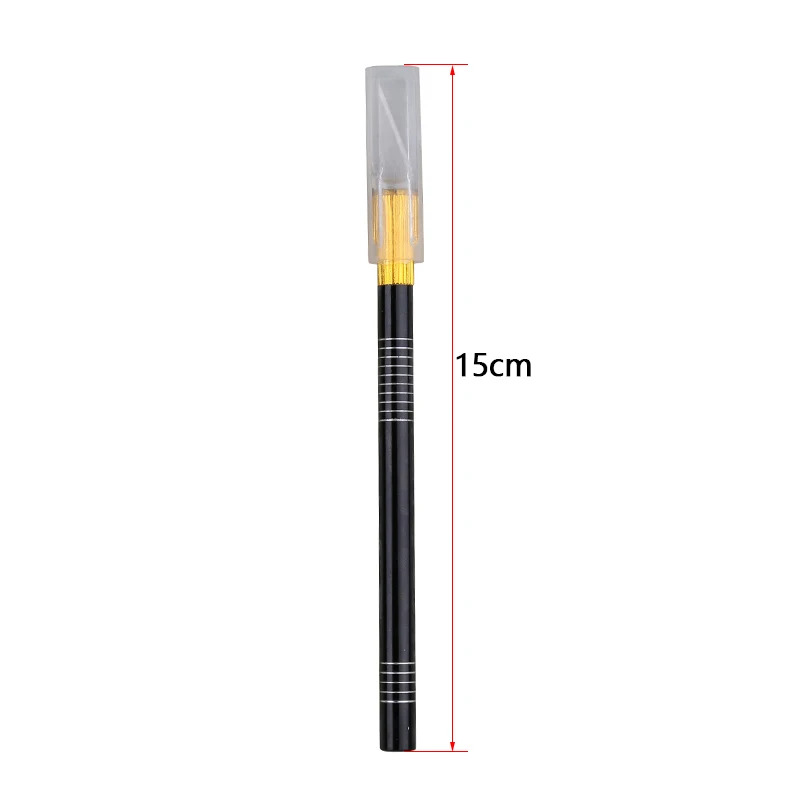 10 pçs/lote Precision Hobby Faca Lâminas de Aço Inoxidável DIY Escultura Faca para a Obra de Arte Artesanato Modelo de Madeira Ferramentas de Reparação PCB