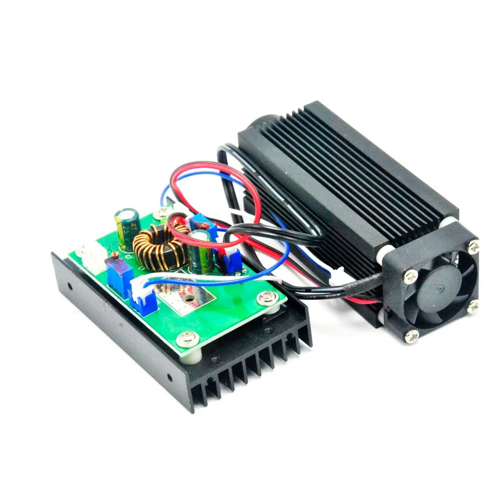 Focusable 800mW-1W 808nm Infra-red Laser Diode IR Dot Module 33mm*80mm w/ TTL 20KHz W 12V 3A Power Supply