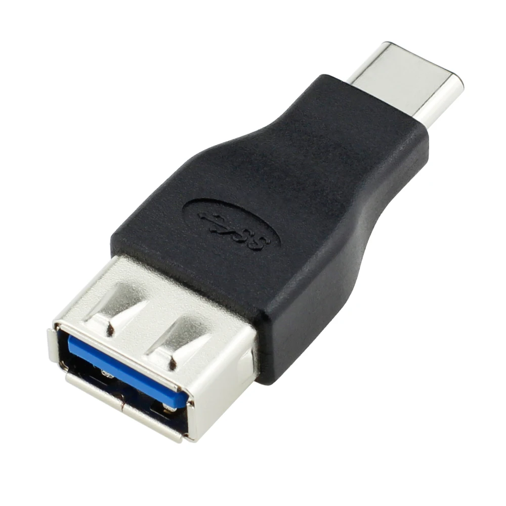 Support 5V 3A High Power  USB-C USB 3.1 Type C Type-C to USB 3.0 Female OTG Adapter Connector Adaptor SuperSpeed Black or Blue